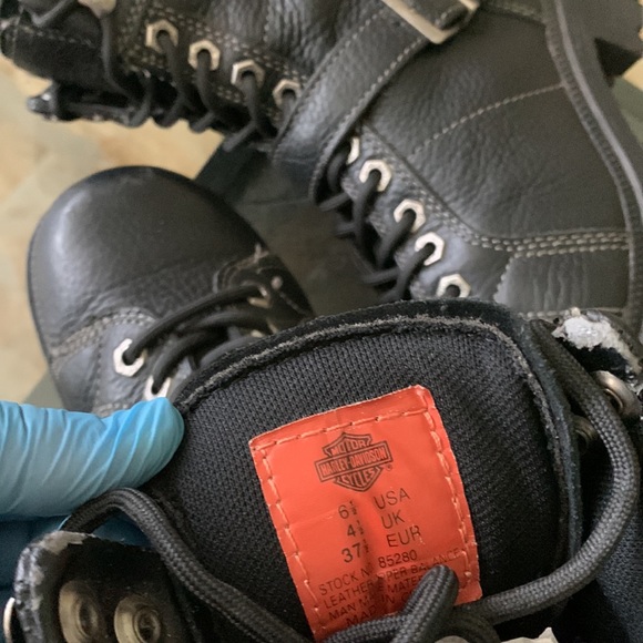 “2” HARLEY DAVIDSON Motorcycle Boot Bundle. Sizes 6.5 & 7 - Picture 9 of 17